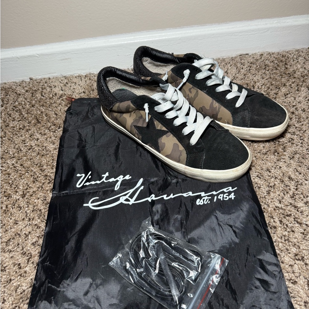 Vintage Havana Women’s Camouflage Sneakers